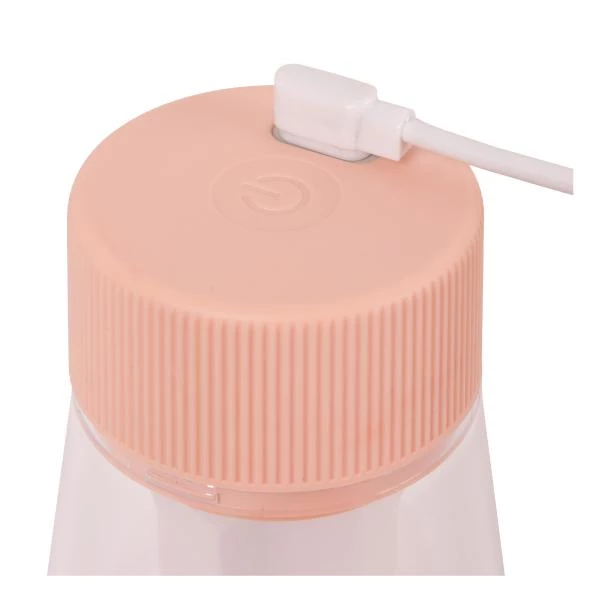 Lucide LORALI - Rechargeable Table lamp - Battery pack/batteries - LED Dim. - IP44 - Pink - detail 1